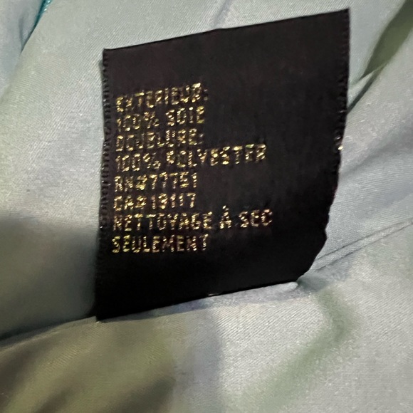 Betsey Johnson Evening | Black Label | Lined Silk Ruffled Bodice Strapless Dress - Picture 15 of 16